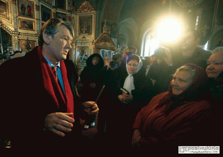На Великдень Ющенко піде до Володимирського храму, а Янукович – до Києво-Печерської лаври