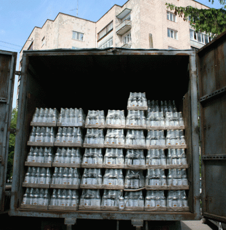 Правоохоронці затримали  15 тисяч пляшок фальсифікованої горілки