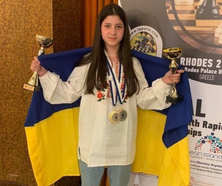 Львів‘янка Анастасія Гнатишин виборола два золота на чемпіонаті світу з шахів